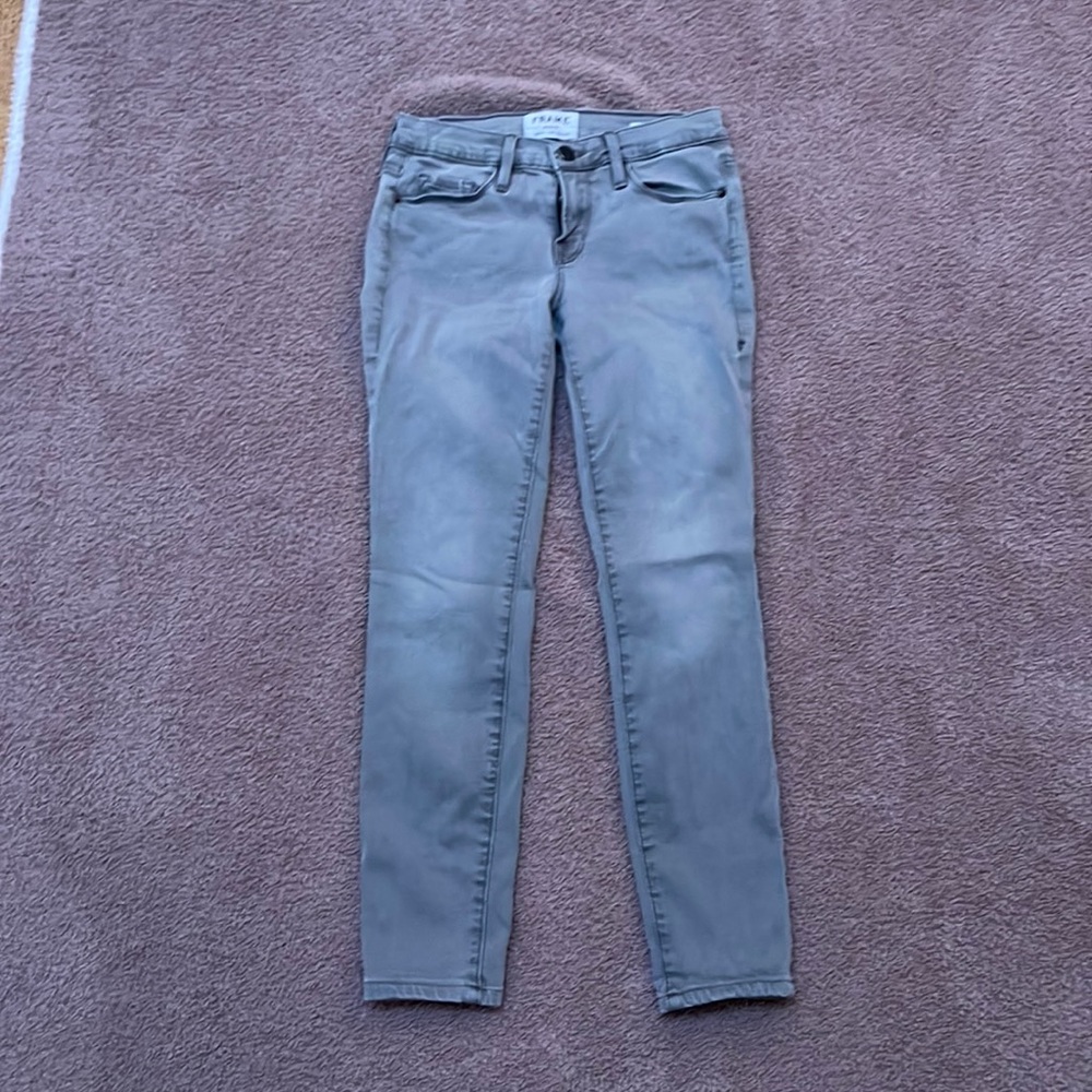 Frame gray le skinny de Jeanne cropped